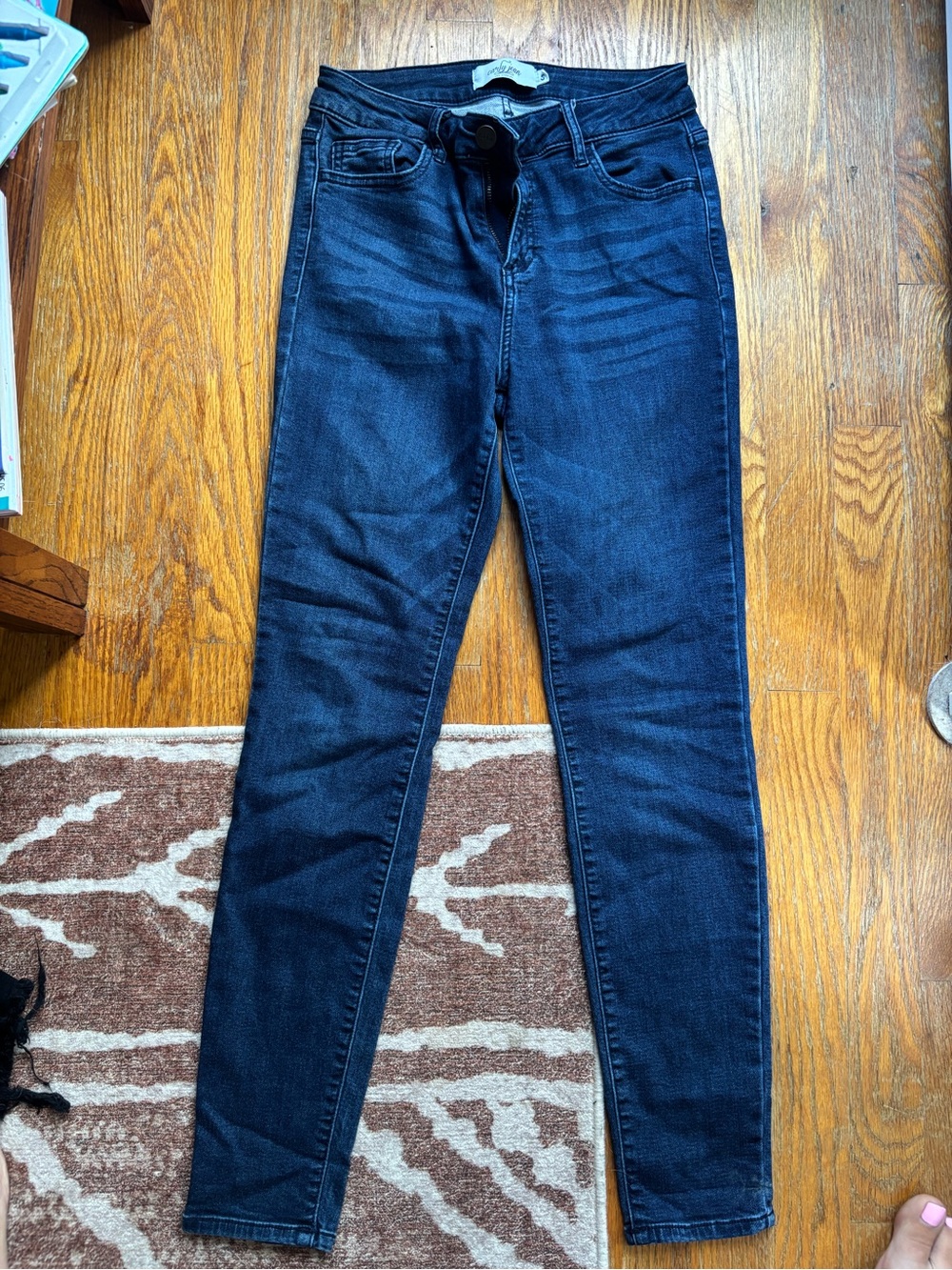 Carly Jean Los Angeles Dark Indigo Skinny Jeans
